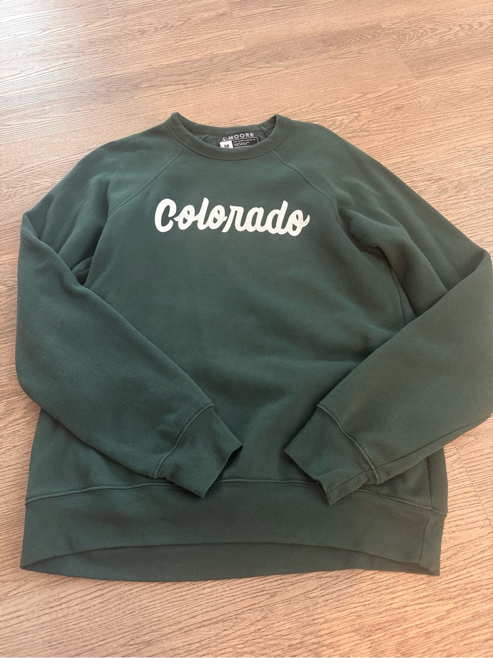 Colorado Crew Sweatshirt in Forest Green - Unbranded